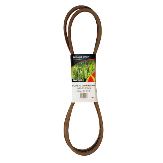 MaxPower Deck Drive Belt 0.5 in. W X 85.93 in. L For Riding Mowers