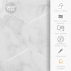 Smart Tiles 9.56 in. W X 10.61 in. L White Glazed Vinyl Adhesive Wall Tile 4 pc (Pack of 6)