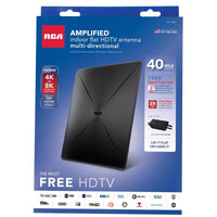 RCA Indoor HDTV Flat Antenna 1 pk - Open Box