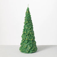 Sullivans Vance Kitira Green Tree Candle 12 in. (Pack of 4)