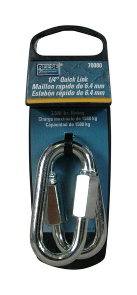 ENLACE RÁPIDO 1/4" CROMADO 2PK