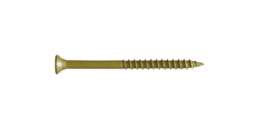 FastenMaster GuardDog No. 10 X 3-1/2 in. L Gold Phillips/Square Bugle Head Deck Screws 75 pk