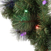Celebrations Platinum 26 in. D LED Prelit Multicolored Mixed Pine Wreath