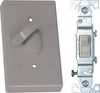 Sigma Engineered Solutions Rectangle Metal 1 gang Toggle Switch and Cover