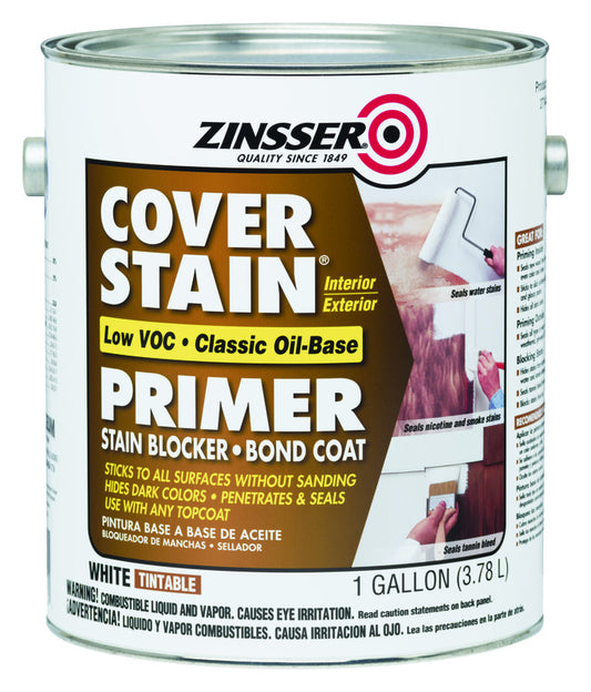 Zinsser Cover Stain White Primer 1 gal. (Pack of 2)