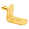 Prime-Line Gold Steel Shelf Support Shelf Support Peg 5 mm Ga. 1.00 in. L 25 lb