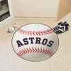 MLB - Houston Astros Script Baseball Rug - 27in. Diameter