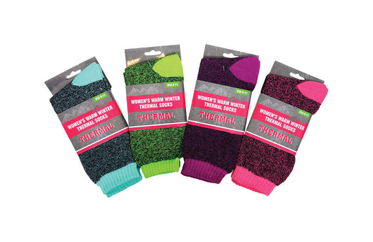 THERMAL Women's Socks Assorted (Pack of 12)