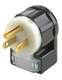 Leviton Industrial Nylon Angle Ground/Straight Blade Plug 5-15P 18-10 AWG 2 Pole 3 Wire - Deal of The Week