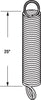 Prime-Line 25 in. L 160 lb Garage Door Extension Spring