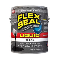 Flex Seal Family of Products Flex Seal Black Liquid Rubber Sealant Coating 1 gal (Pack of 2)