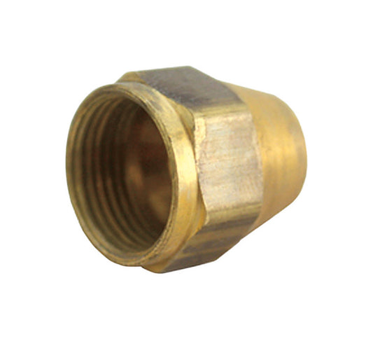 JMF Brass Space Heater Nut 3/8 in. (Pack of 10)