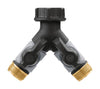 Y-HOSE CONNCTR W/SHUTOFF - Open Box