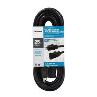 Prime Farm & Shop Outdoor 25 ft. L Black Extension Cord 14/3 SJTOW