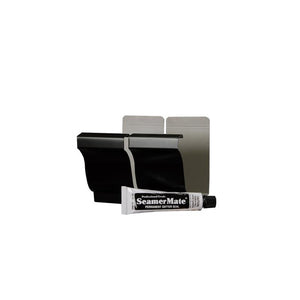 Amerimax 5 in. W X 3 in. L Black Aluminum K Gutter Connector (Pack of 25)