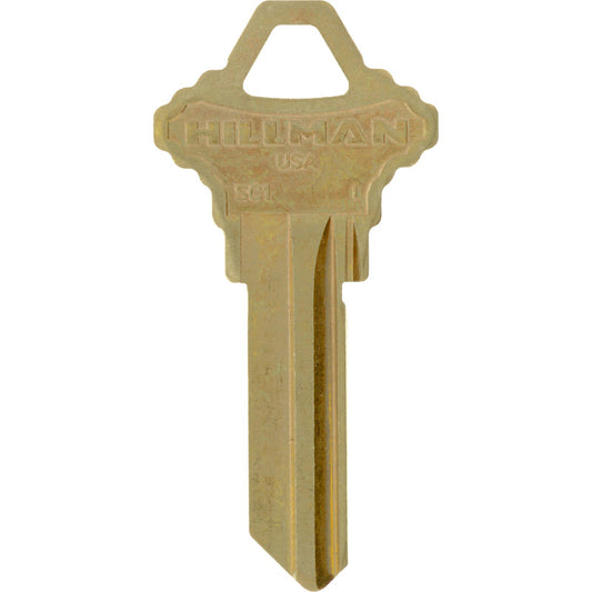 Hillman Schlage Traditional Key House/Office Universal Key Blank SC1 Double For Schlage Locks