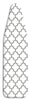 Whitmor 15 in. W X 54 in. L Cotton Gray/White Ironing Board Cover and Pad