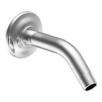 Chrome shower arm