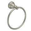 Moen Hilliard Brushed Nickel Towel Ring Metal