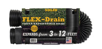 Flex-Drain 12 ft. L Poly Drain Pipe - Open Box