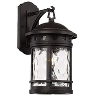 Bel Air Lighting Boardwalk Black Switch Incandescent Wall Lantern
