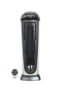 Lasko 12.5 A Black/Gray Electric Ceramic Tower Heater 150 sq. ft.