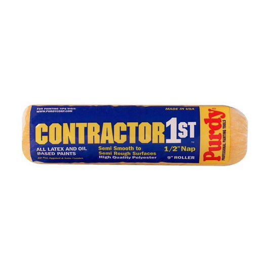Purdy Contractor 1st Polyester 1/2 in. x 9 in. W Paint Roller Cover 1 pk