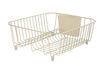 Rubbermaid 14.3 in.   L X 12.4 in.   W X 5.3 in.   H Bisque Steel Dish Drainer