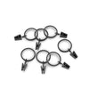 Umbra Cappa Matte Black Clip Ring 3.25 in. L (Pack of 6)