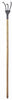 Flexrake 3 Tine Steel Cultivator 48 in. Wood Handle