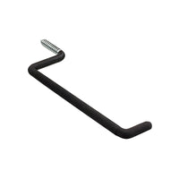 Crawford 7 in. L Vinyl Coated Black Steel Large Ladder Hook 50 lb. capacity 1 pk (Pack of 25)
