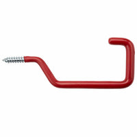 National Hardware 6 in. L Vinyl Coated Red Steel Storage Rafter Hook 40 lb. cap. (Pack of 6)