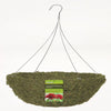 Gardman 14 in. D Natural Fiber Sphagnum Moss Hanging Basket Green