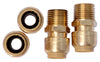 SharkBite Push to Connect 1/2 in. Male X 1/2 in. D Male Brass Adapter