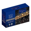 Celebrations Blue LED Mini Warm White 100 ct Icicle Christmas Lights 5.67 ft. (Pack of 12)