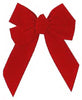 Holiday Trims Christmas Bow Bow Red Velvet 10 inch 1 pk (Pack of 12)