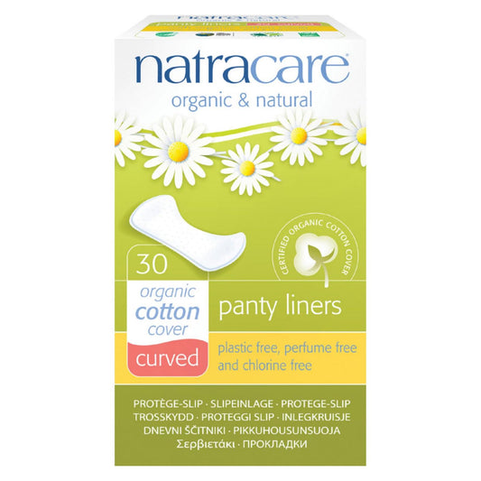 Natracare 3060 Natural Curved Panty Liners 30 Count