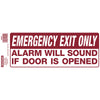 Hillman English White Exit Sign 4 in. H X 10 in. W (Pack of 10)