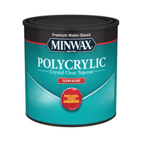 Minwax Gloss Clear Polycrylic 0.5 pt.