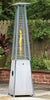 Living Accents 40000 BTU Propane Stainless Steel Pyramid Patio Heater 500 sq ft