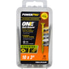 Hillman POWERPRO ONE No. 10  S X 3 in. L Star Flat Head Multi-Material Screw  (Pack of 5)