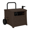 Suncast Baywood 150 ft. Brown Retractable Wheeled Hideaway Hose Reel