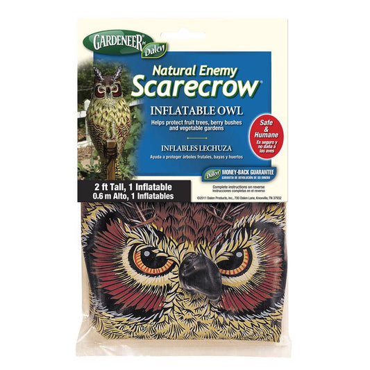 Dalen Scarecrow Ornamental Owl Bird Deterrent Decoy for Assorted Species