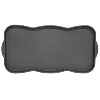 Sports Licensing Solutions Tred Black Plastic Nonslip Boot Tray 30 in. L x 15 in. W