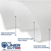 The Liner Guys - EXTREME DUTY 20 Mil Crawl Space Vapor Barrier (12' x 100') - Commercial Grade, Woven Polyethylene Sheeting for Ultimate Puncture Resistance & Permanent Encapsulation