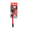 The Club Solid Steel Red Steering Wheel Lock 9 W x 4 H x 6 L in. for Fit Most Vehicles