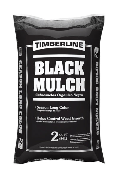 Mantillo triturado Timberline Black de 2 pies cúbicos (paquete de 50)