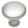Hickory Hardware VP14255-SN 1-1/8" Round Satin Nickel Conquest Cabinet Knob 10 Count