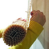 Radiance Vinyl Rollup Shade 60 in. W X 72 in. H Bamboo Cordless