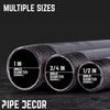 BK Products 1/2 in. MPT Black Steel Close Nipple (Pack of 5)